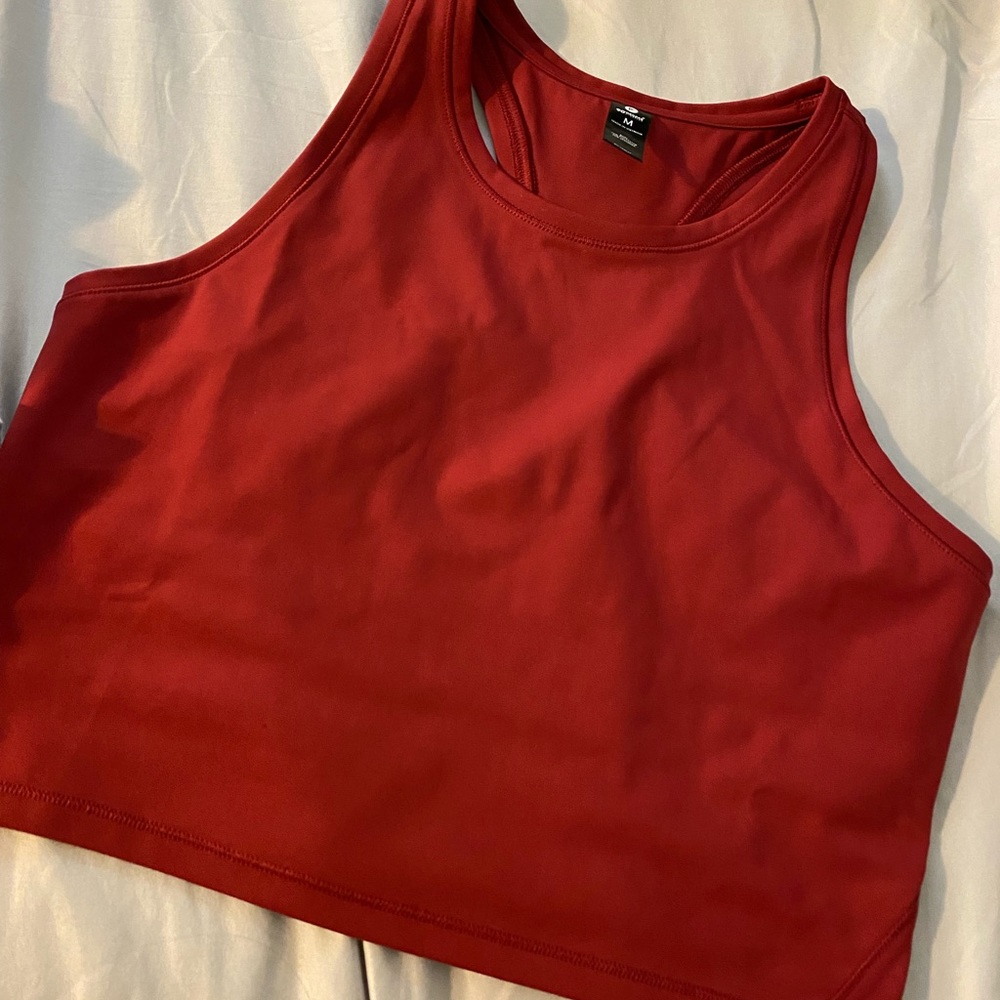 90 degrees crop tank top